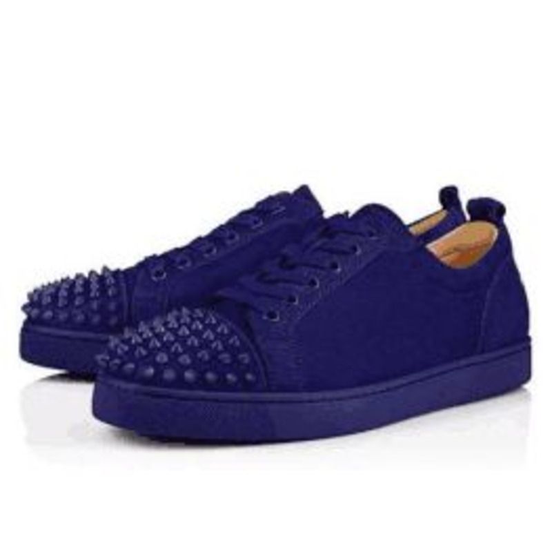 Ch**an louboutin  l**is junior spikes men''s flat