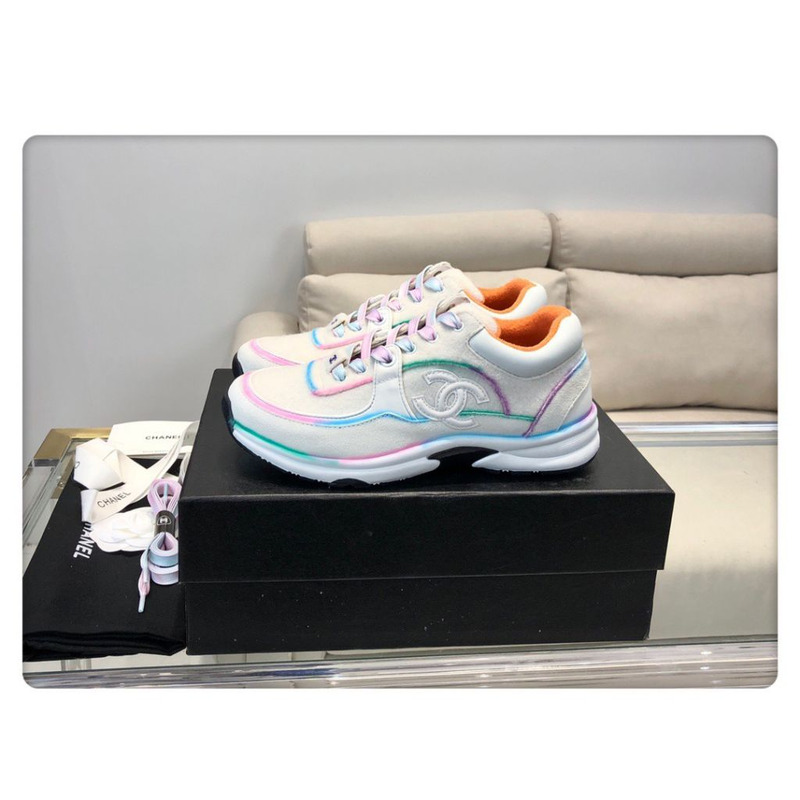 Ch*el  rainbow sneaker 20b