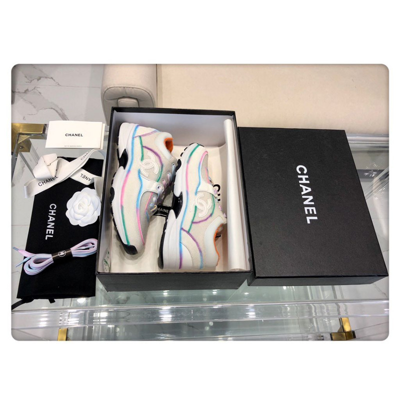 Ch*el  rainbow sneaker 20b