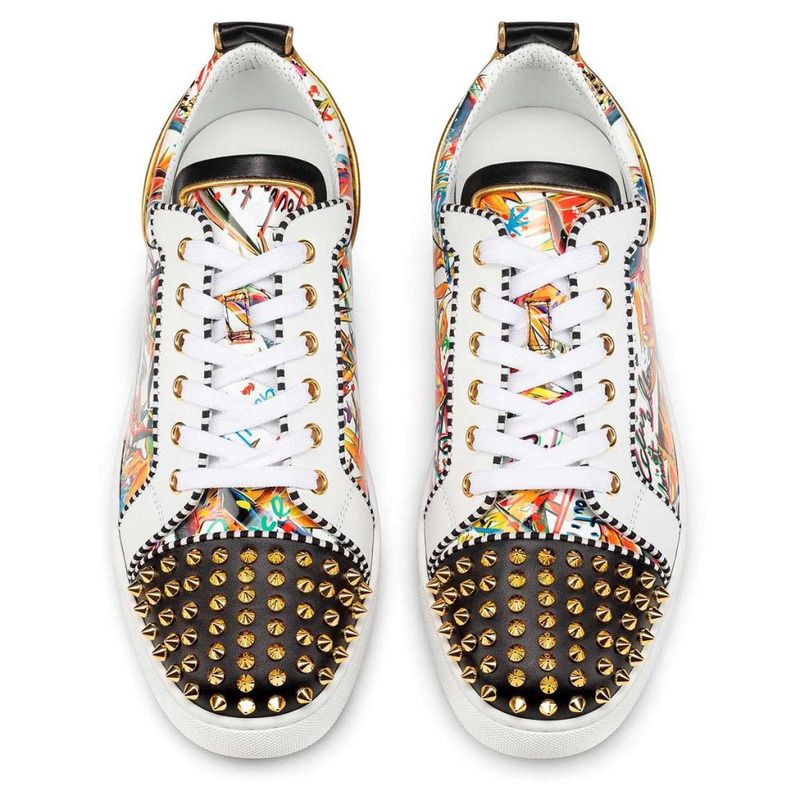 Ch**an louboutin  freel**is junior spikes low sneaker