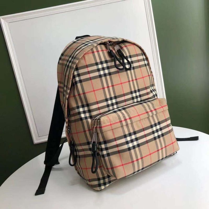 f**di B**rry vintage check nylon backpack