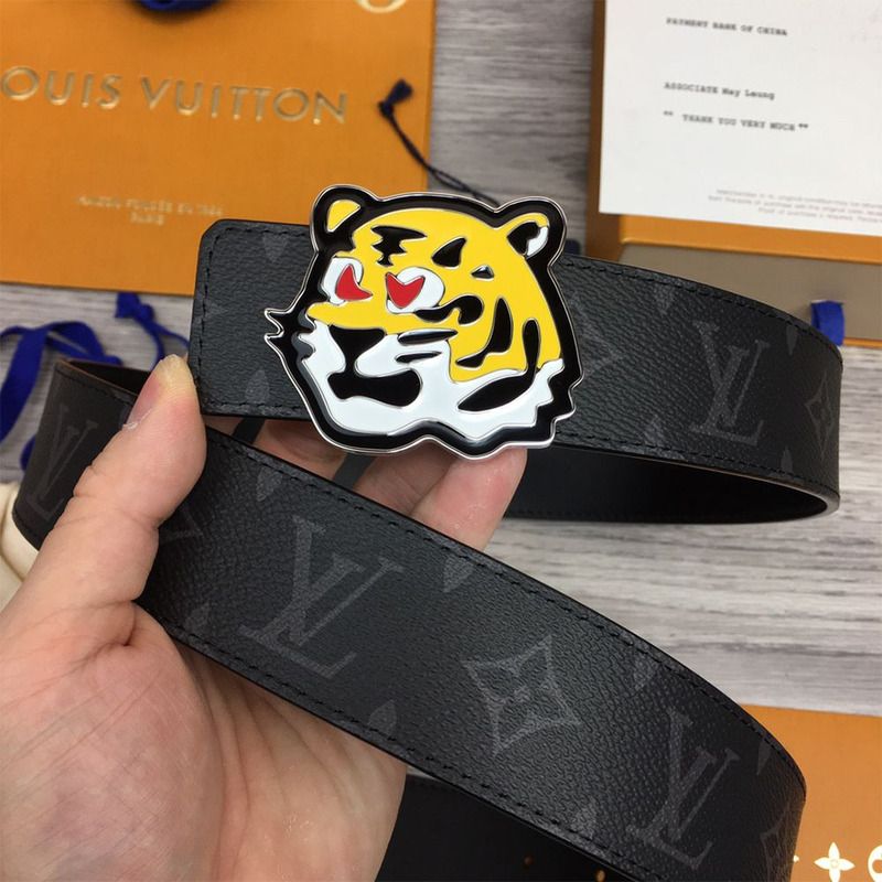 l**is V*t*n tiger 40mm belt black