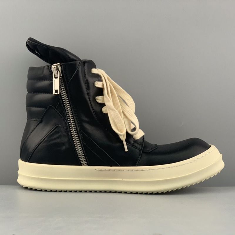 Rick Owens Geobasket High-Top Sneakers Black