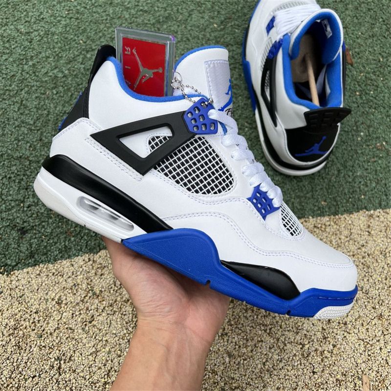 Nike Air Jordan 4 Retro White Motorsports Sneaker