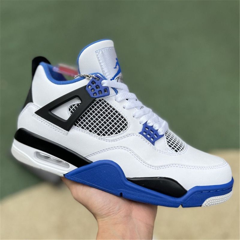 Nike Air Jordan 4 Retro White Motorsports Sneaker