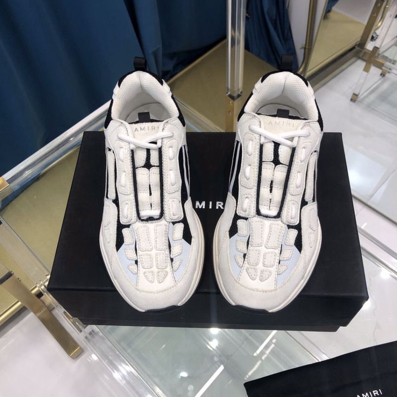 Amiri Bone Runner White & Black