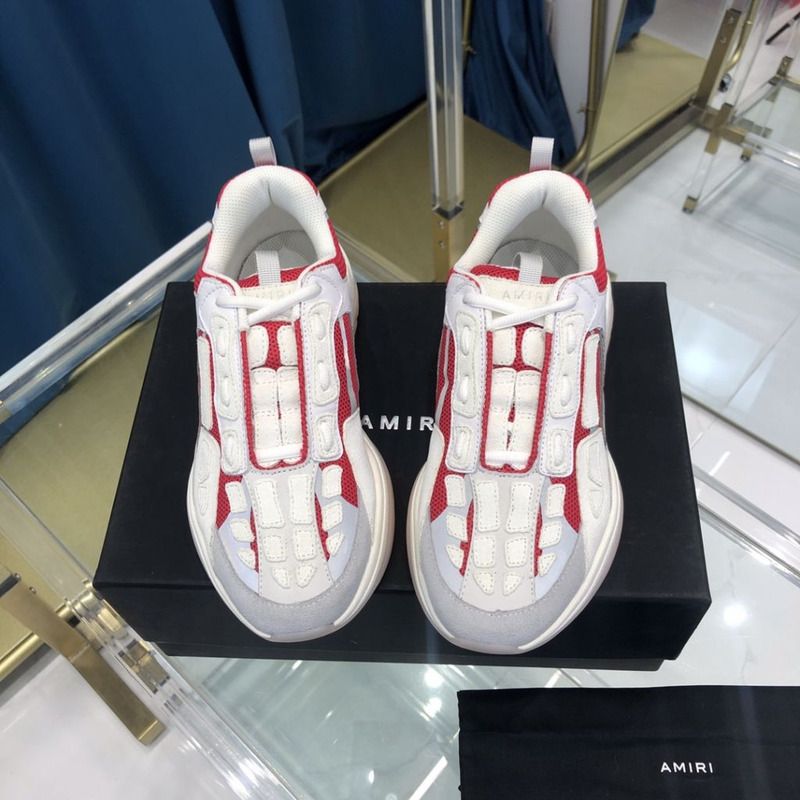 Amiri Bone Runner White & Red