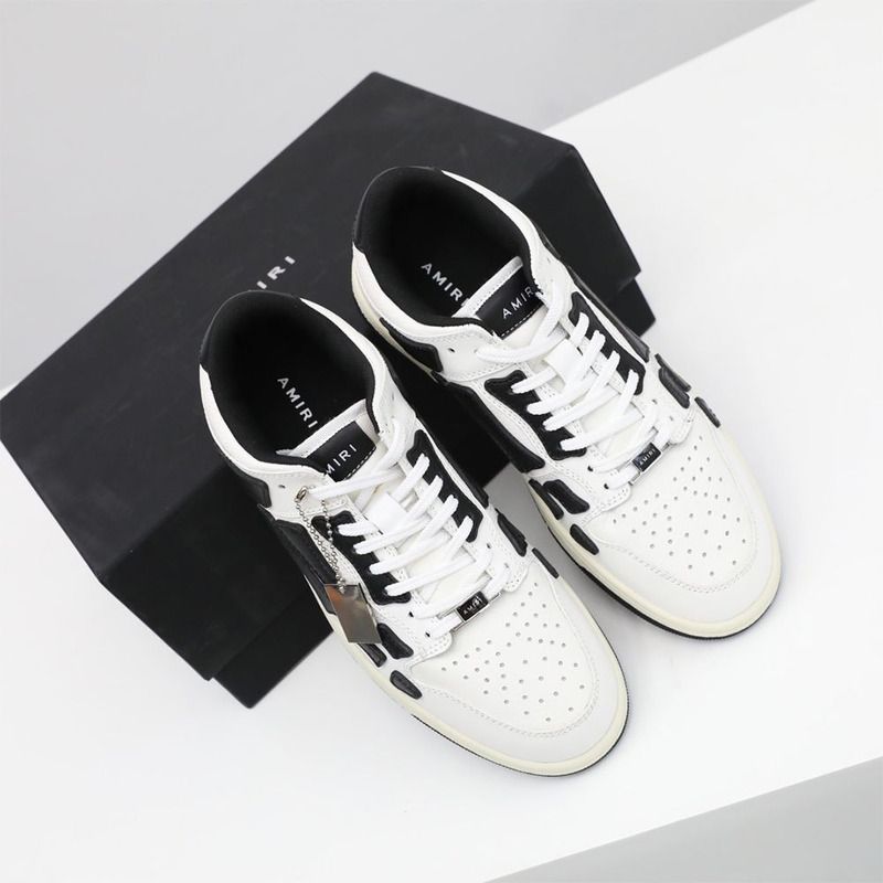 Amiri Skel-Top Low Sneaker White/Black