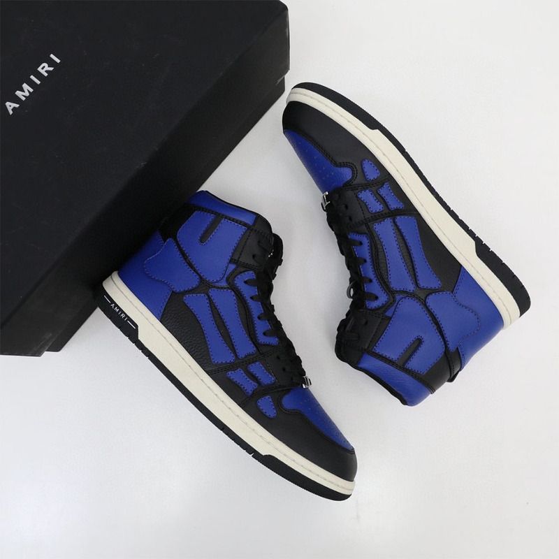 Amiri Skel-Top Hi Sneaker Black/Blue