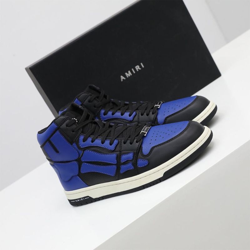 Amiri Skel-Top Hi Sneaker Black/Blue