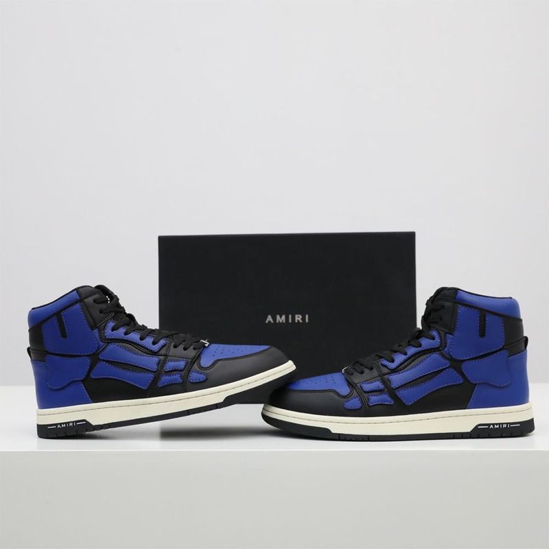 Amiri Skel-Top Hi Sneaker Black/Blue