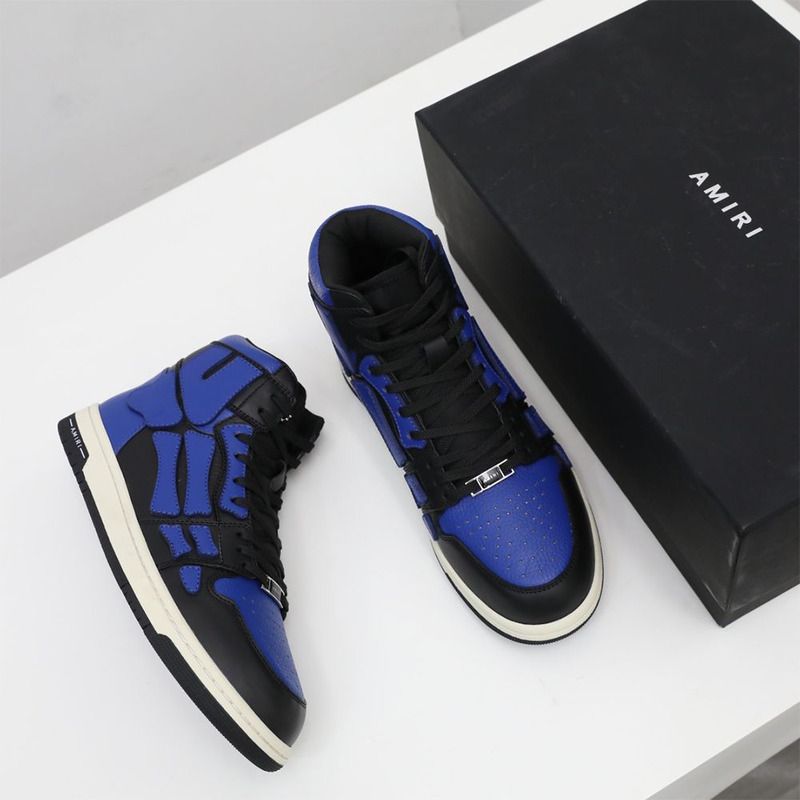 Amiri Skel-Top Hi Sneaker Black/Blue