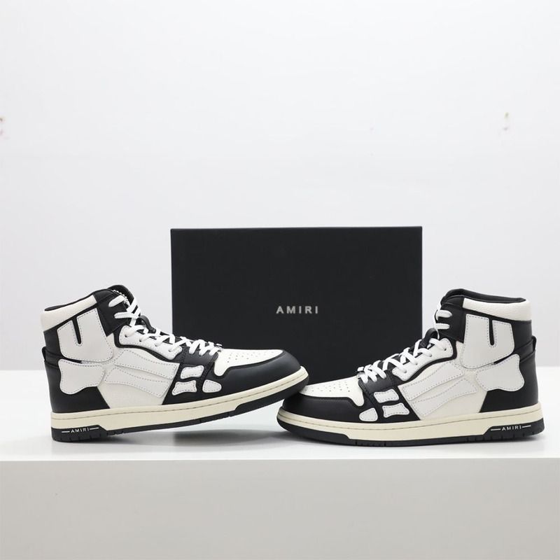 Amiri Skel-Top Hi Sneaker White/Black