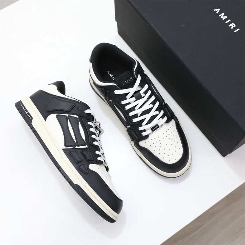 Amiri Skel-Top Low Sneaker Black/White