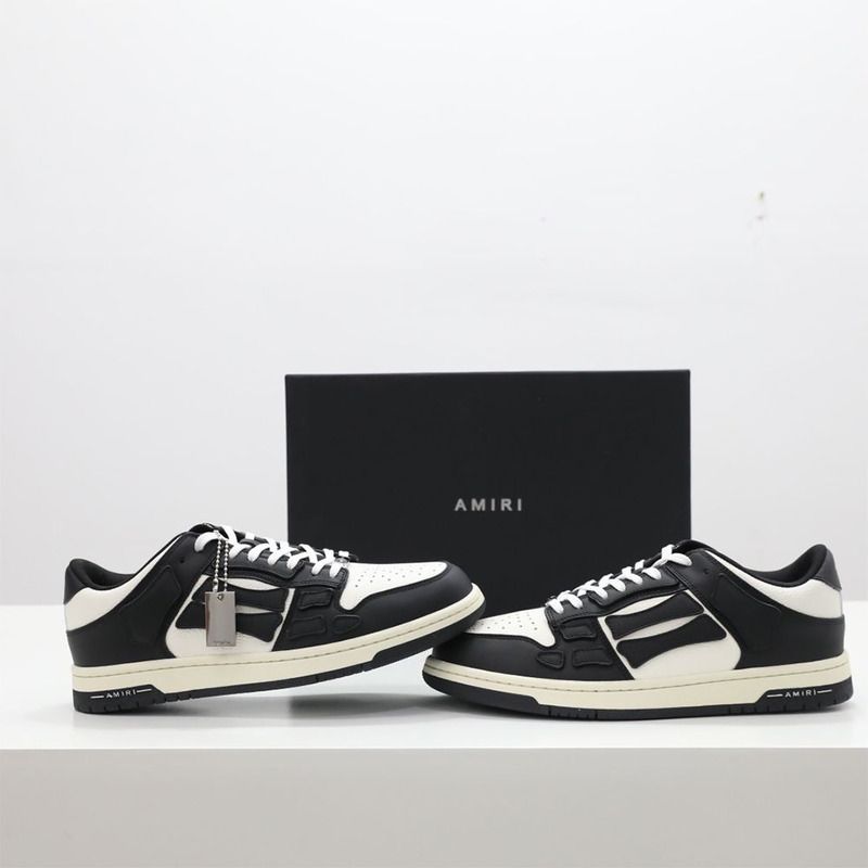 Amiri Skel-Top Low Sneaker Black/White