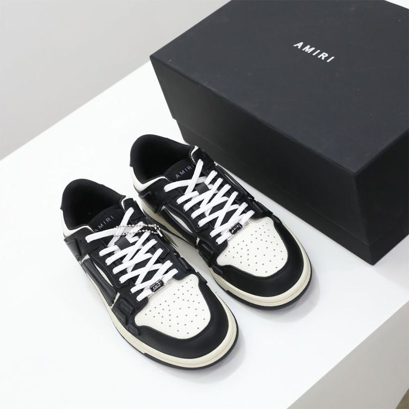 Amiri Skel-Top Low Sneaker Black/White