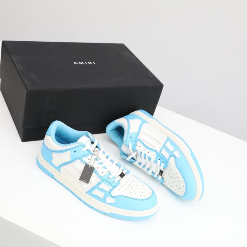 Amiri Skel-Top Low Sneaker Blue/White