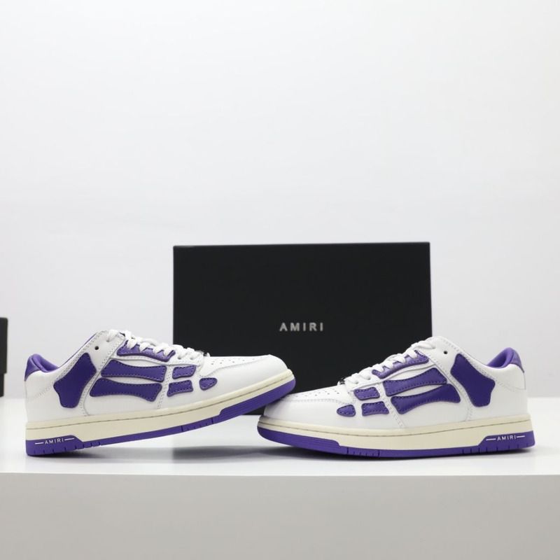 Amiri Skel-Top Low Sneaker Purple/White