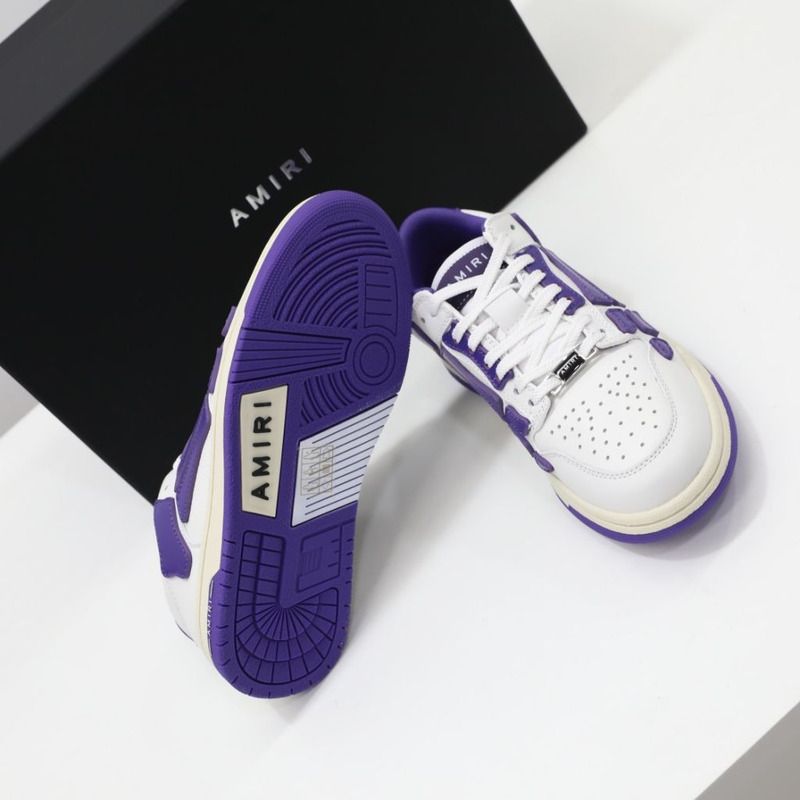 Amiri Skel-Top Low Sneaker Purple/White