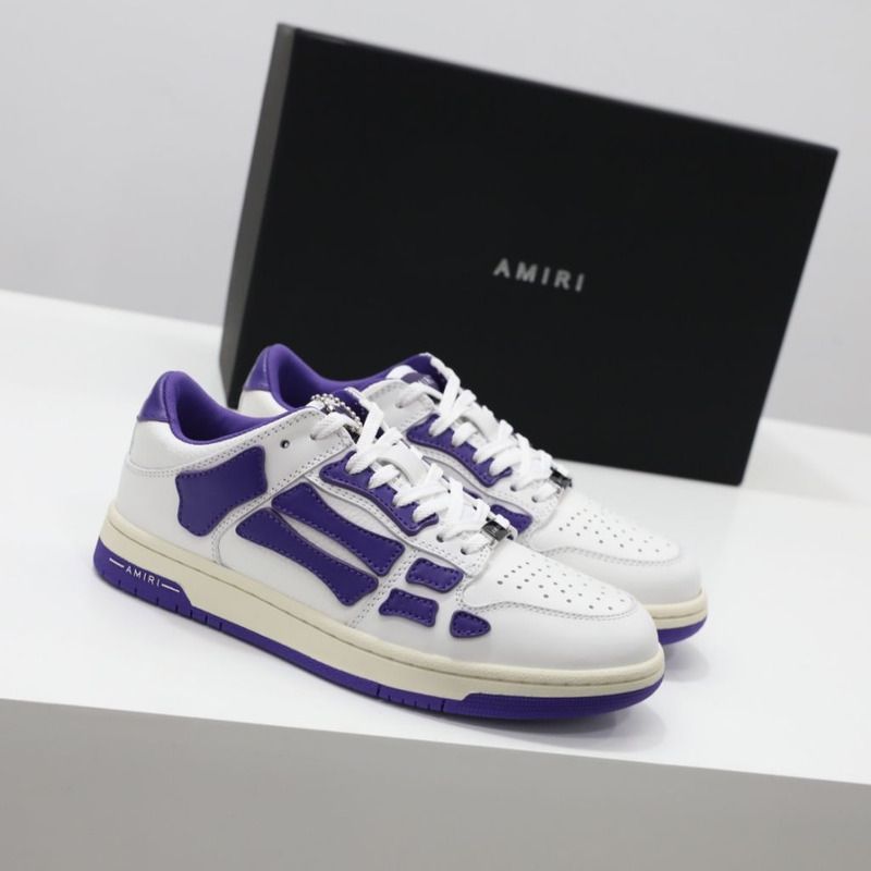 Amiri Skel-Top Low Sneaker Purple/White