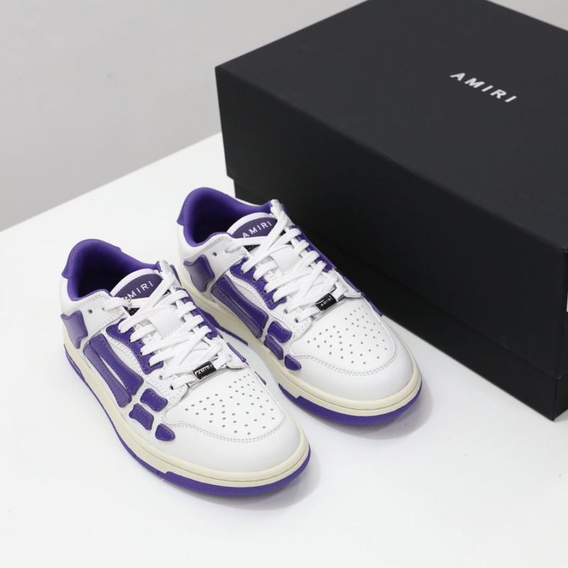 Amiri Skel-Top Low Sneaker Purple/White