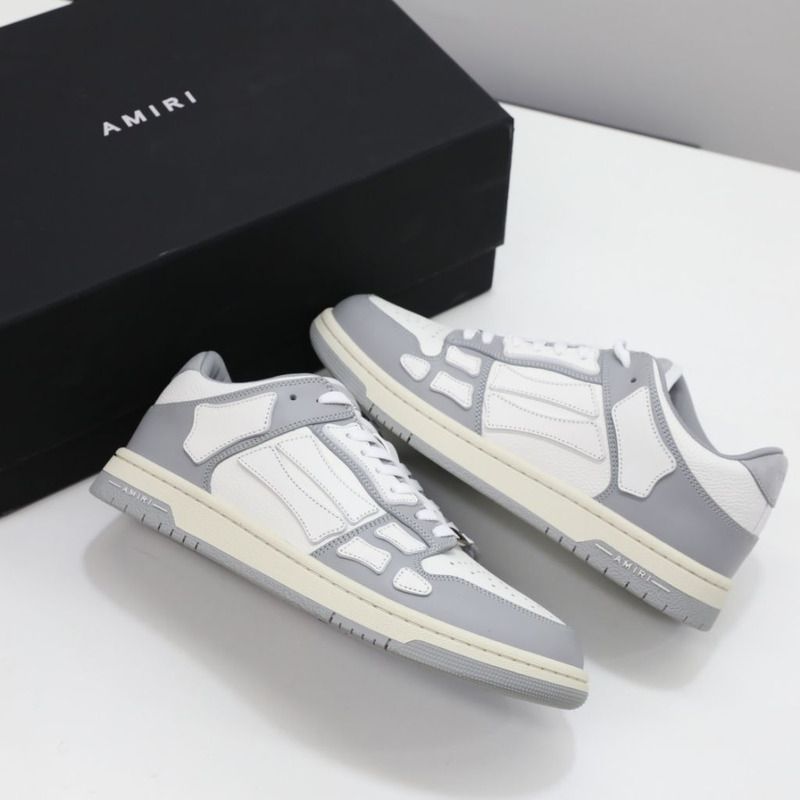 Amiri Skel-Top Low Sneaker Grey/White