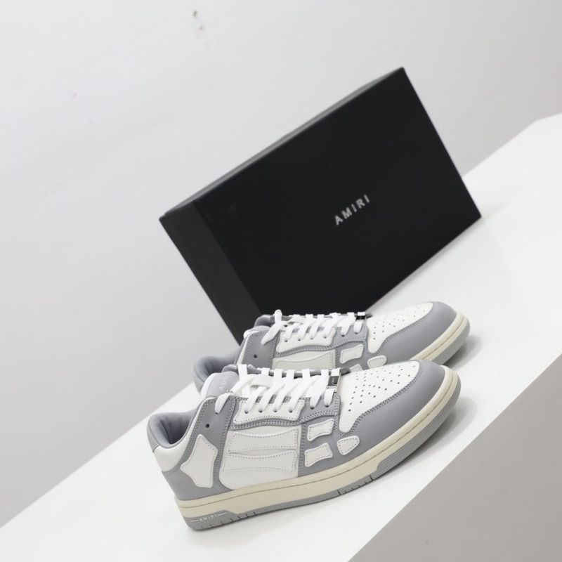 Amiri Skel-Top Low Sneaker Grey/White