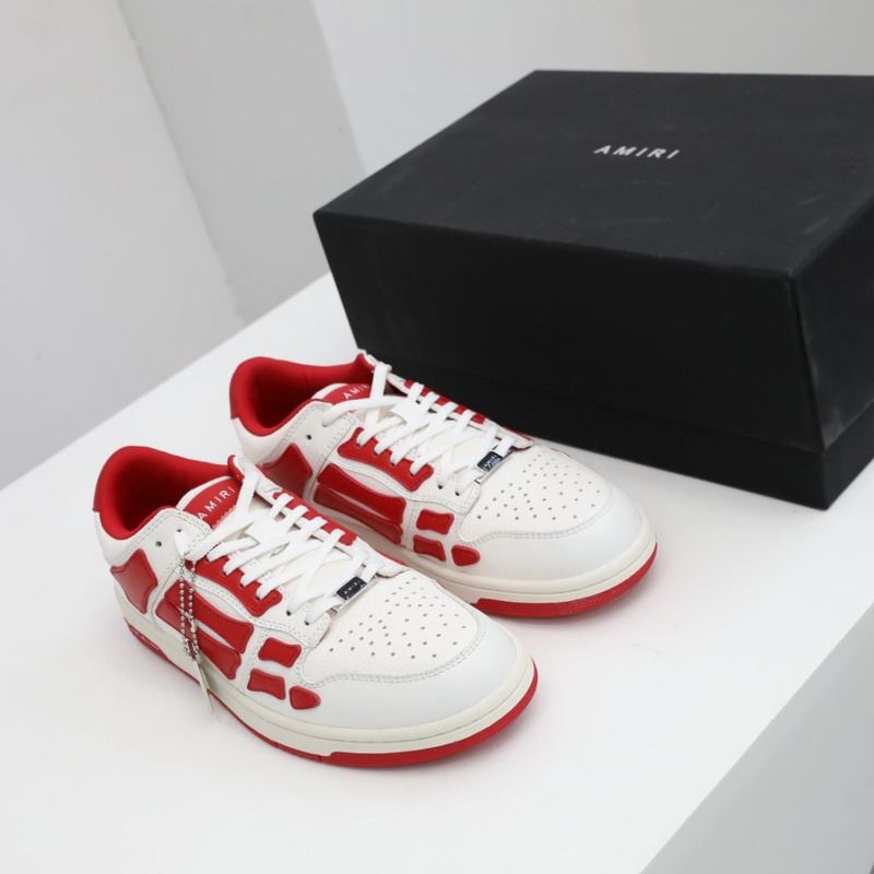 Amiri Skel-Top Low Sneaker Red/White