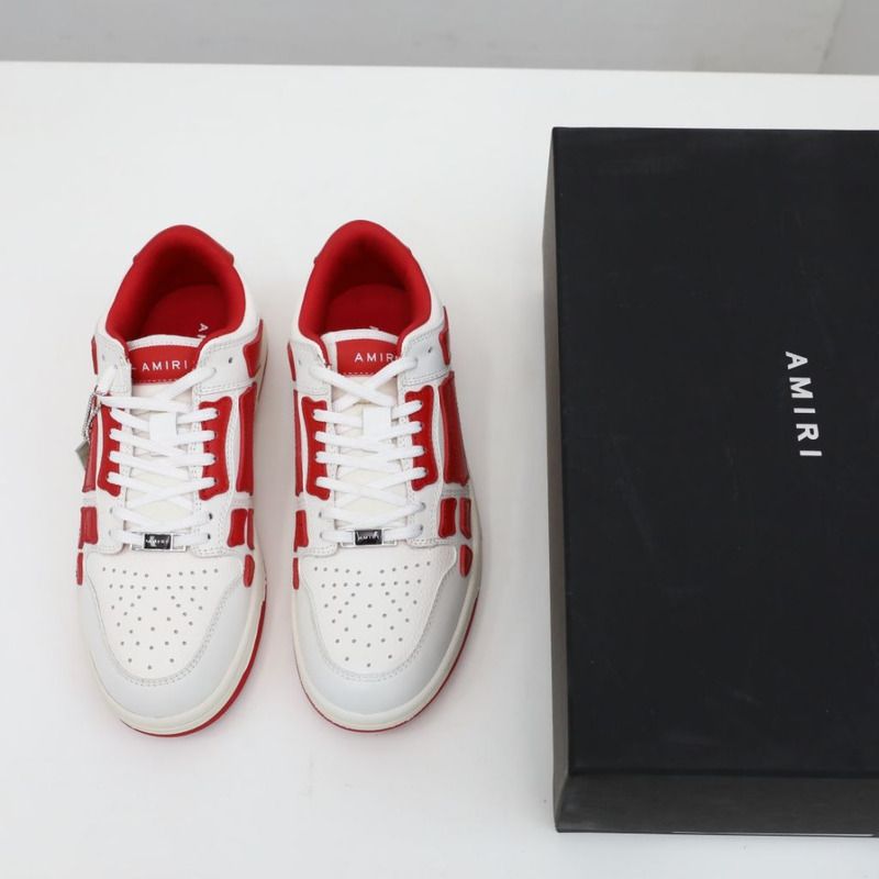 Amiri Skel-Top Low Sneaker Red/White