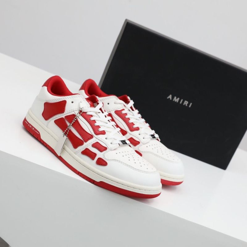 Amiri Skel-Top Low Sneaker Red/White