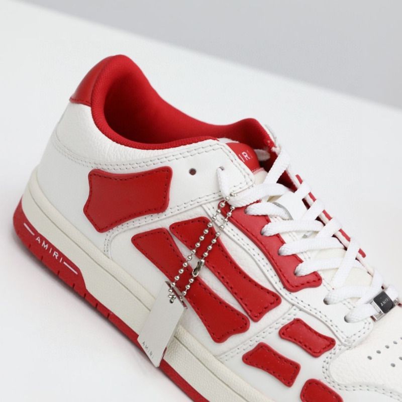 Amiri Skel-Top Low Sneaker Red/White