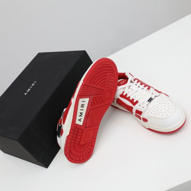 Amiri Skel-Top Low Sneaker Red/White