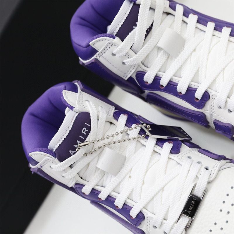 Amiri Skel-Top Hi Sneaker Purple/White