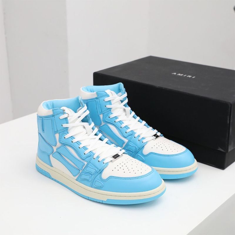 Amiri Skel-Top Hi Sneaker Blue/White