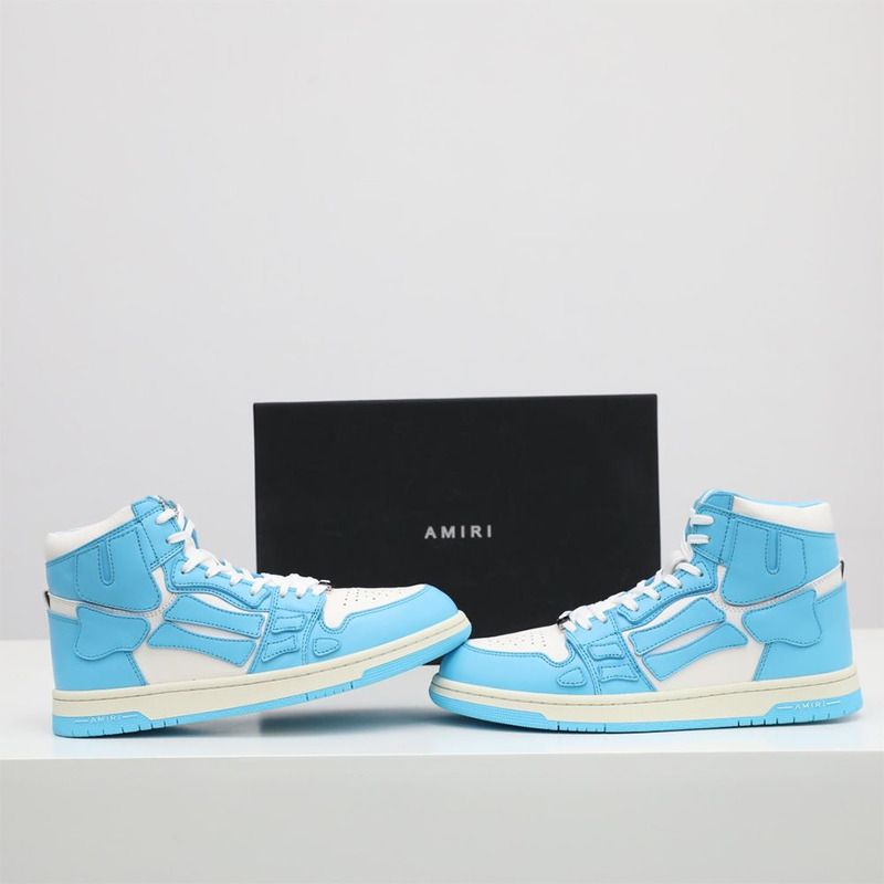 Amiri Skel-Top Hi Sneaker Blue/White