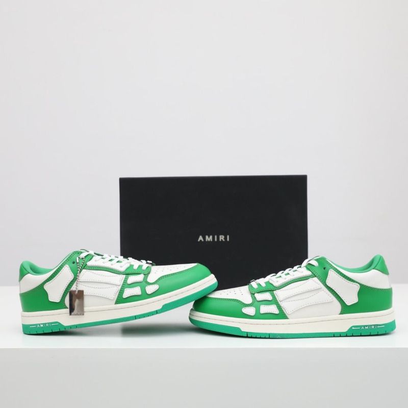 Amiri Skel-Top Low Sneaker Green/White