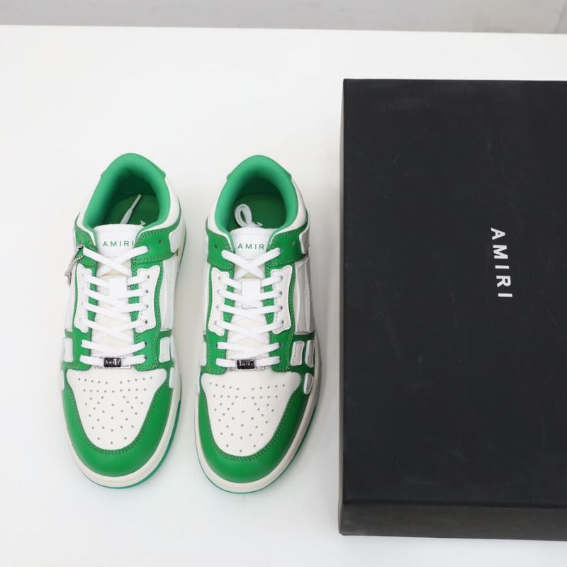 Amiri Skel-Top Low Sneaker Green/White