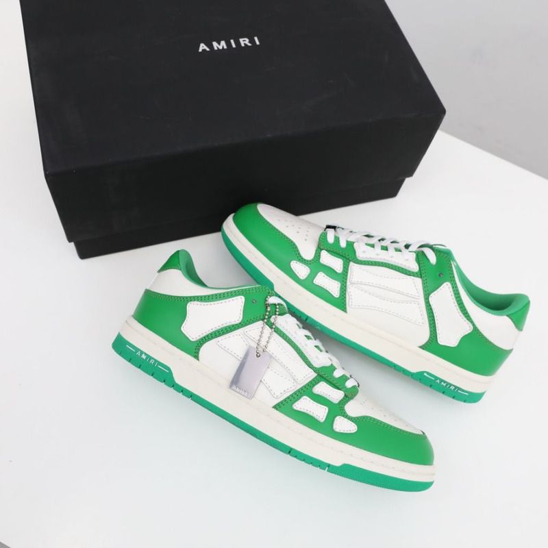 Amiri Skel-Top Low Sneaker Green/White