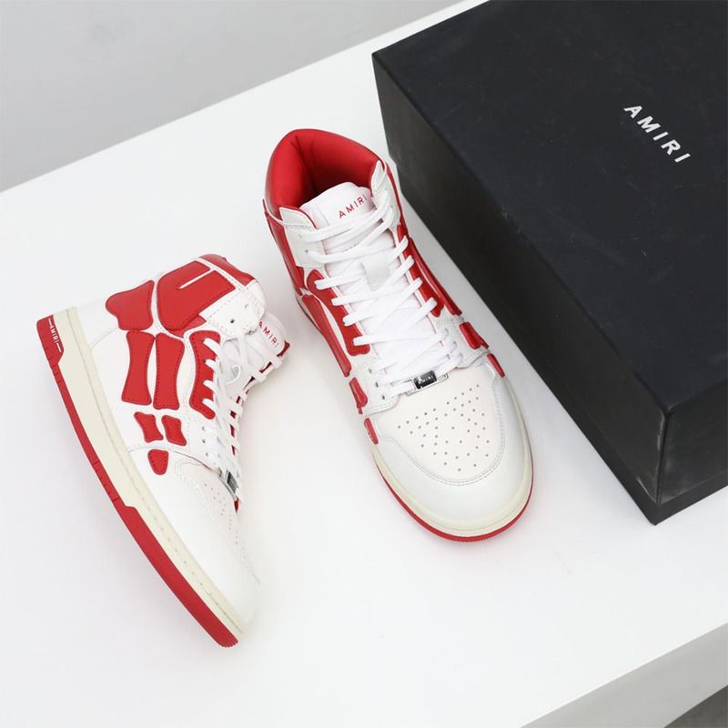 Amiri Skel-Top Hi Sneaker Red/White