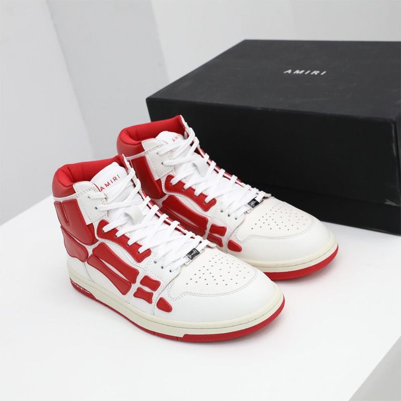 Amiri Skel-Top Hi Sneaker Red/White