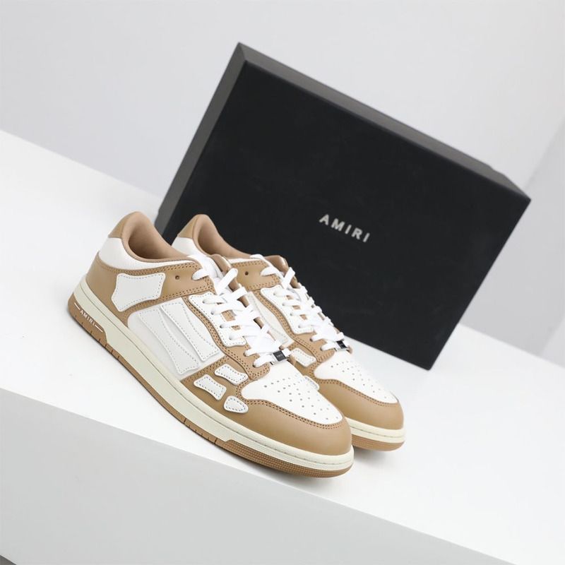 Amiri Skel-Top Low Sneaker Brown/White