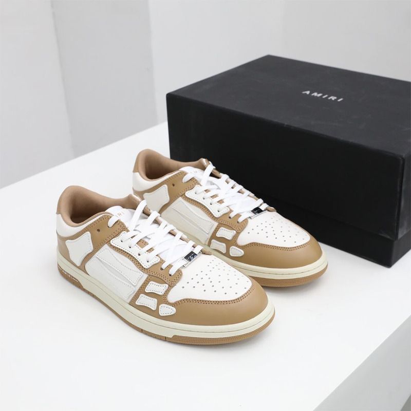 Amiri Skel-Top Low Sneaker Brown/White