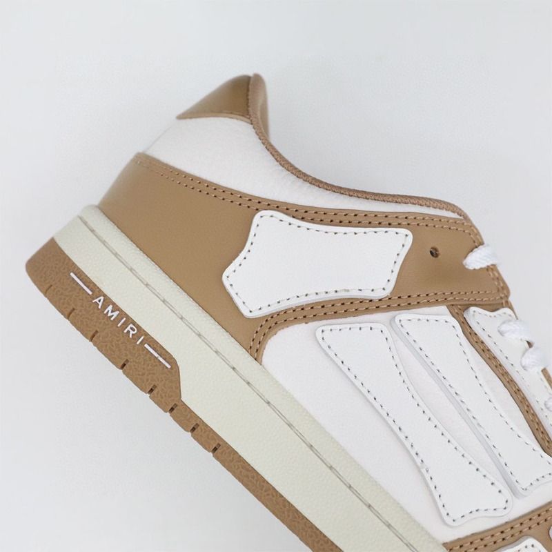 Amiri Skel-Top Low Sneaker Brown/White