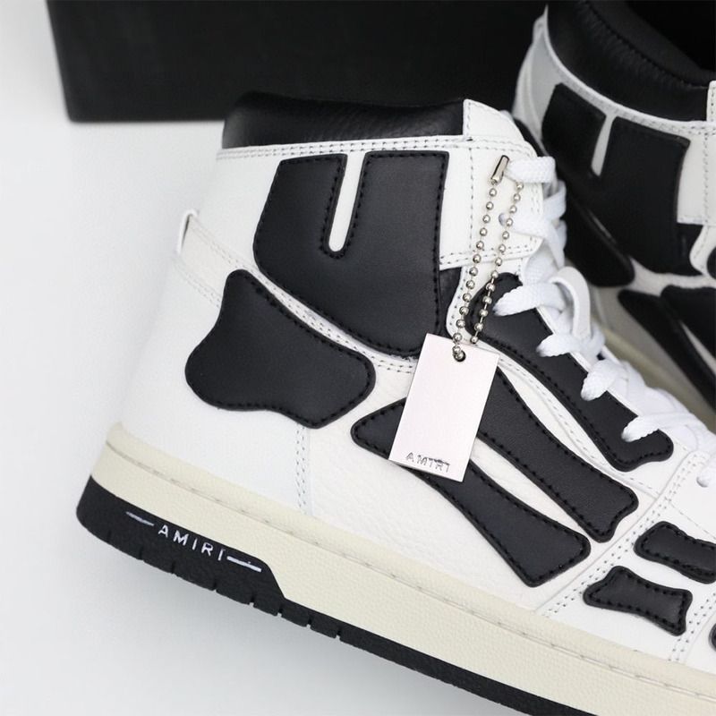 Amiri Skel-Top Hi Sneaker Black/White