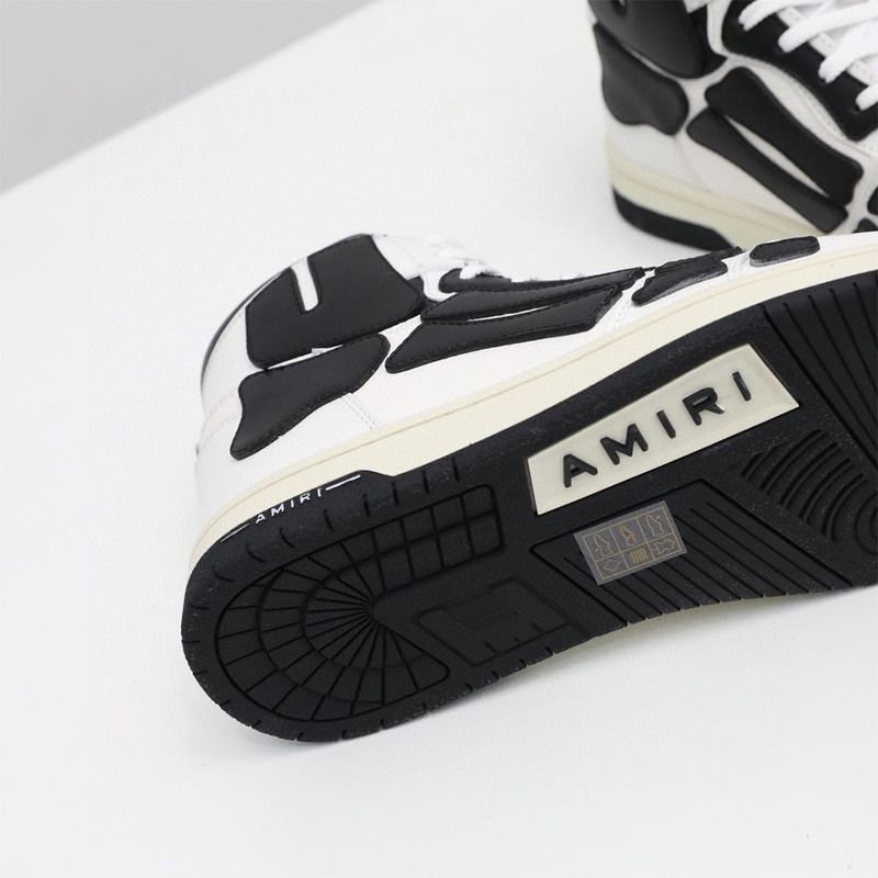 Amiri Skel-Top Hi Sneaker Black/White