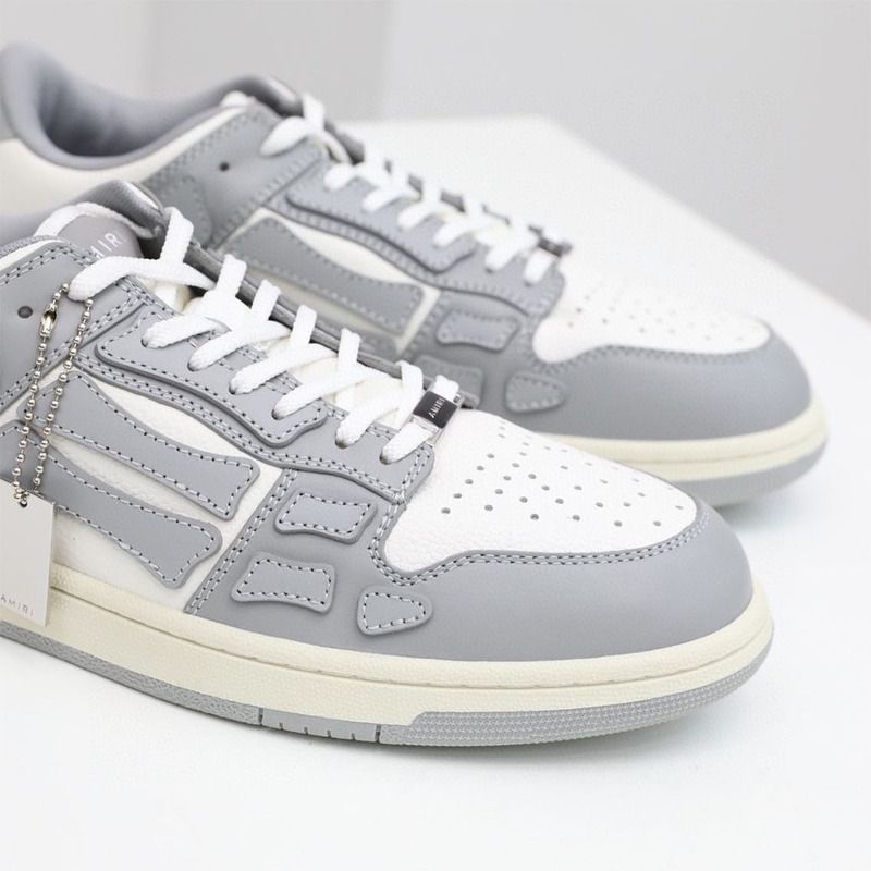 Amiri Skel-Top Low Sneaker Gray/White