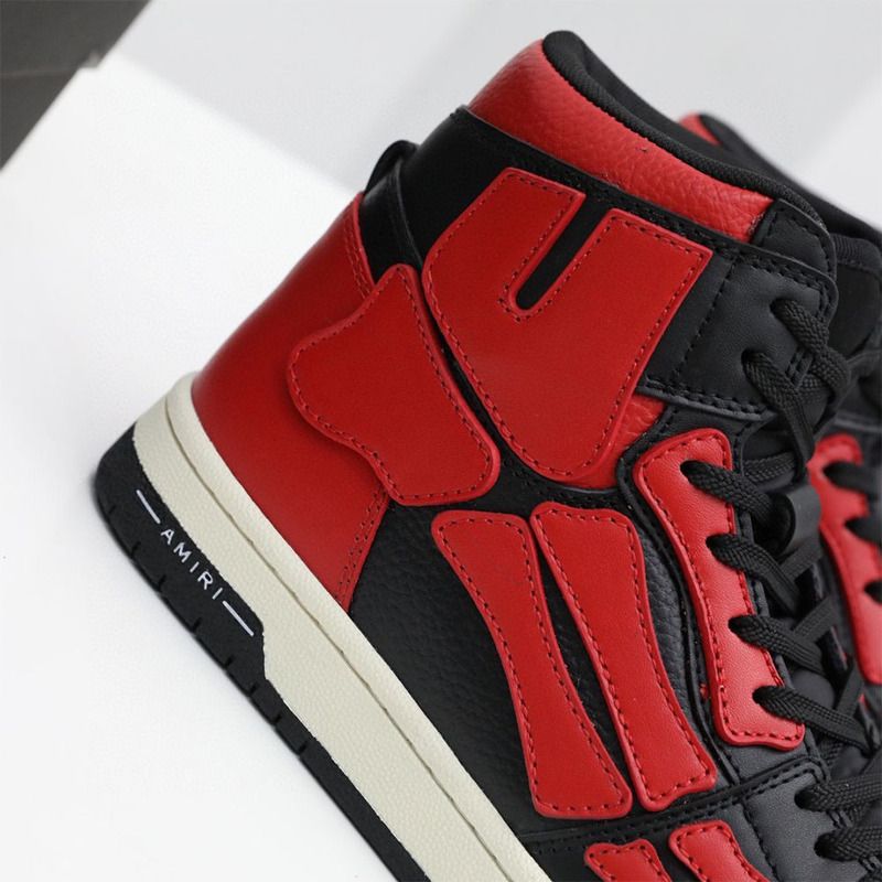 Amiri Skel-Top Hi Sneaker Red/Black