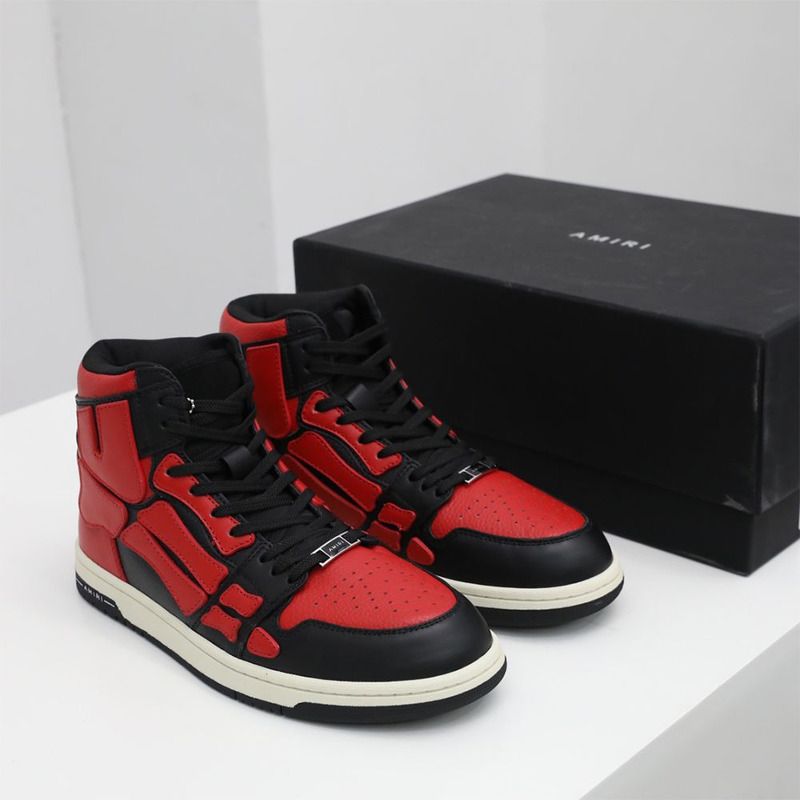 Amiri Skel-Top Hi Sneaker Red/Black