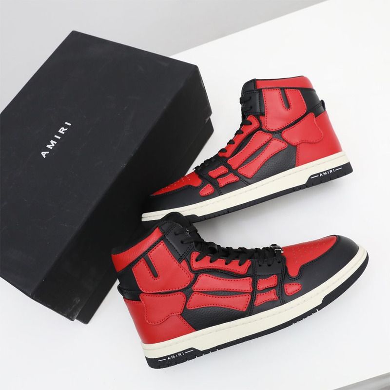 Amiri Skel-Top Hi Sneaker Red/Black