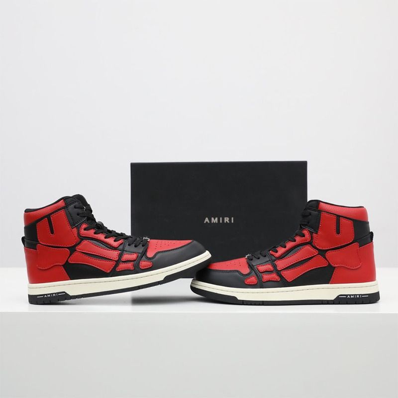 Amiri Skel-Top Hi Sneaker Red/Black